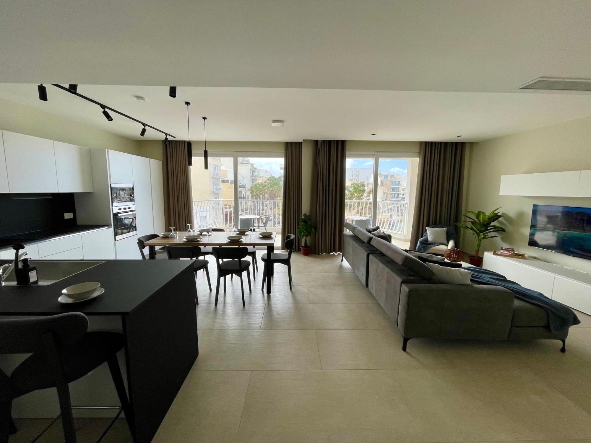 Bugibba Square Seafront Lux Apartments By Holi خليج سانت بول المظهر الخارجي الصورة